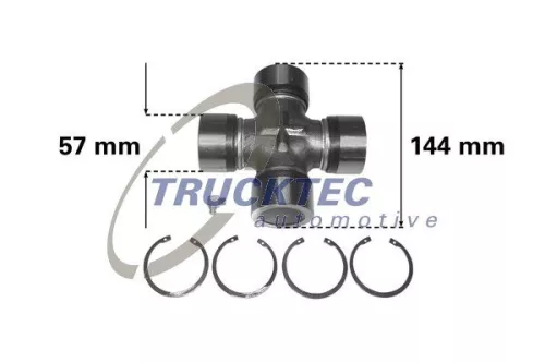 TRUCKTEC AUTOMOTIVE Gelenk, Längswelle (05.34.001)
