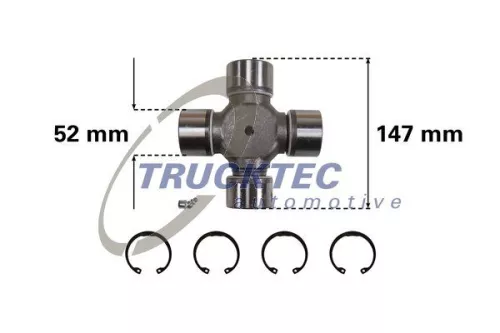 TRUCKTEC AUTOMOTIVE Gelenk, Längswelle (05.34.002)